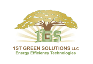 Logo for 1st Green Solutions LLC focused on energy efficiency.