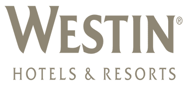 Logo of Westin Hotels & Resorts with stylized text.