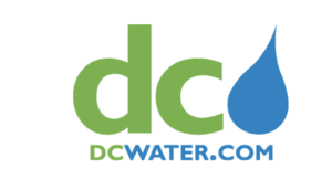 Logo featuring 'dc' in green and a blue water droplet symbol.