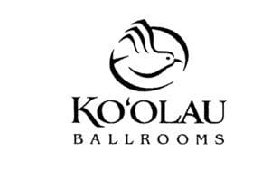 Logo of Ko'olau Ballrooms featuring a stylized bird.