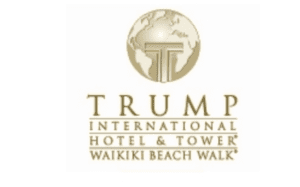 Logo of Trump International Hotel & Tower Waikiki Beach Walk.